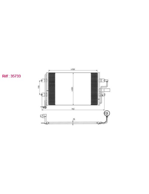COND - SEAT LEON 1.9D 99 CONDENSER