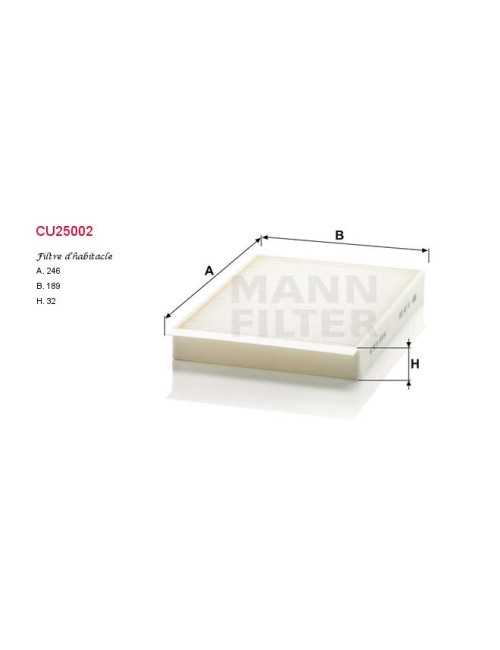 FILTRE A HABITACLE
